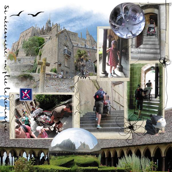 Escaliers du Mont St Michel