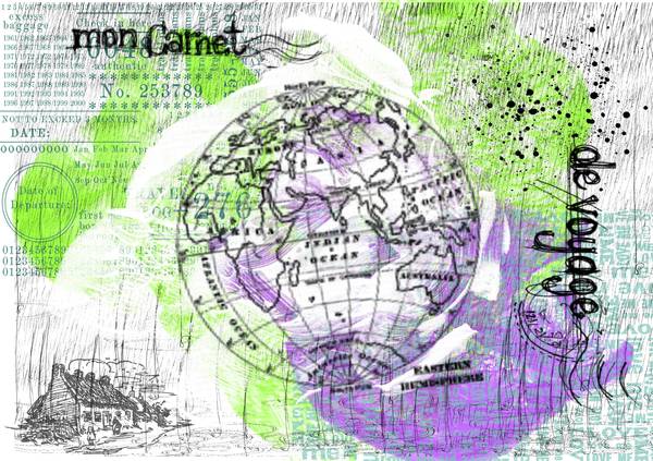 Essai couverture d'album voyage