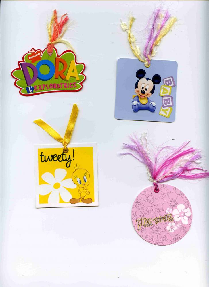 étiquettes "recyclées"