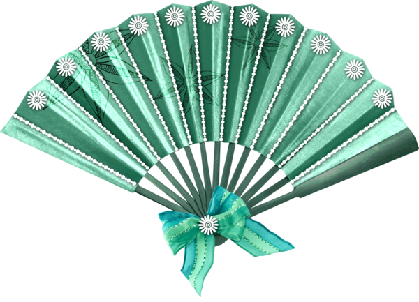 EVENTAIL VERT en PNG