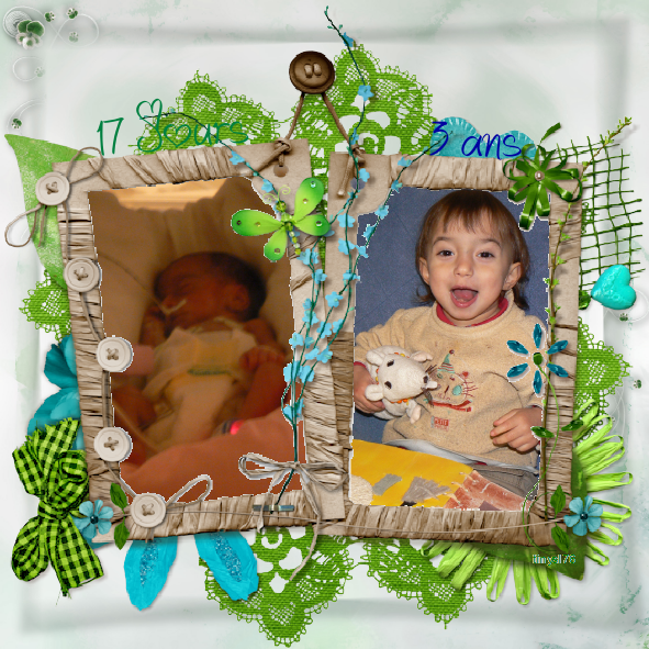 évolution de ma princesse Olivia