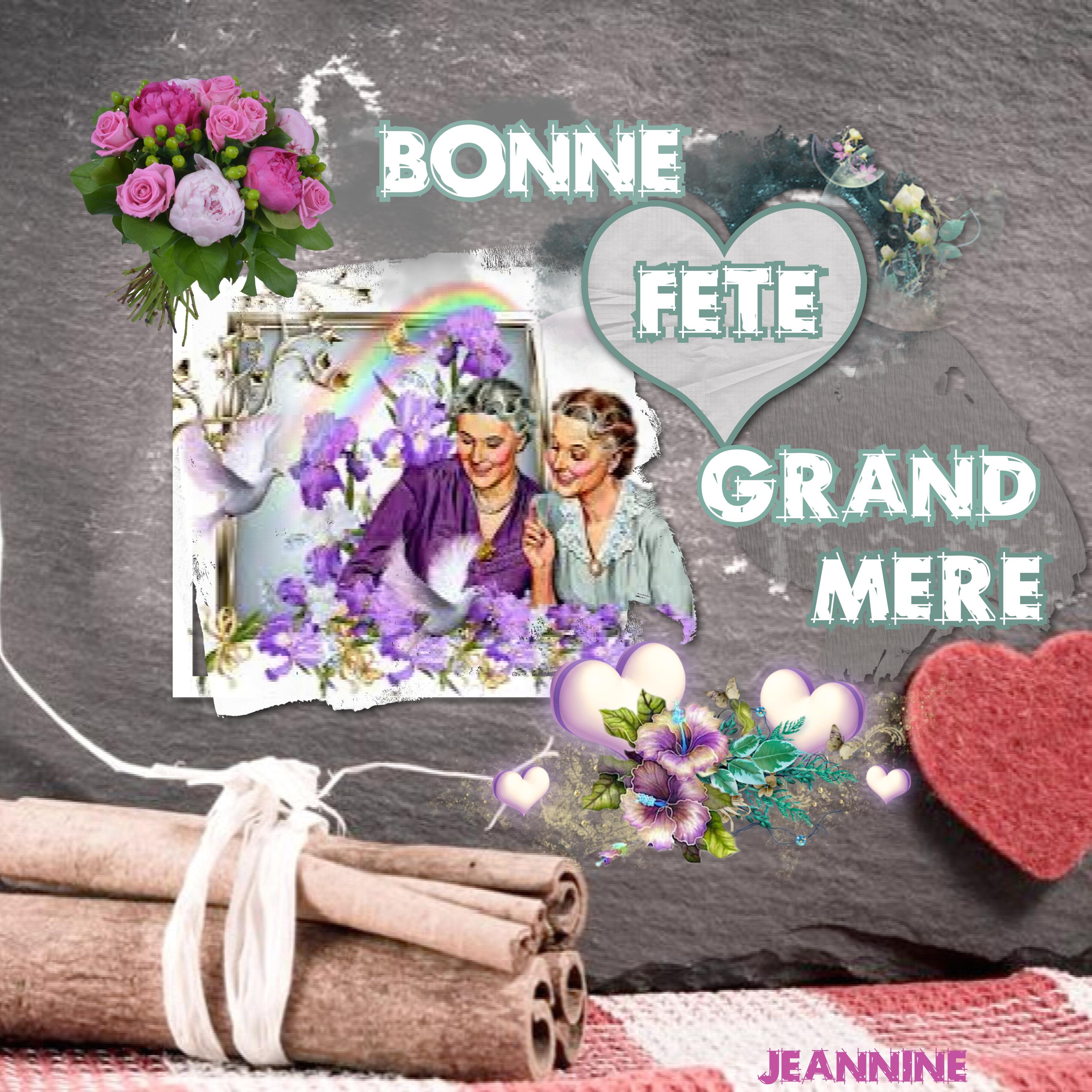 Image Fete Des Grand Meres Gratuite Fête des Grands Mères Jeannine.jpg | Forum Le monde du Scrap