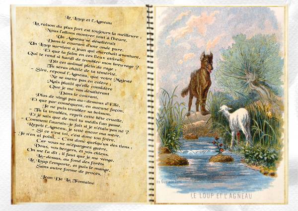 fable le loup et l'agneau
