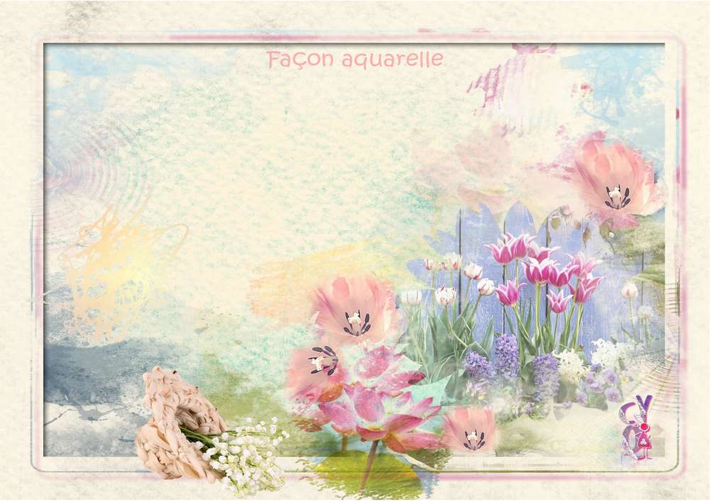 Façon aquarelle