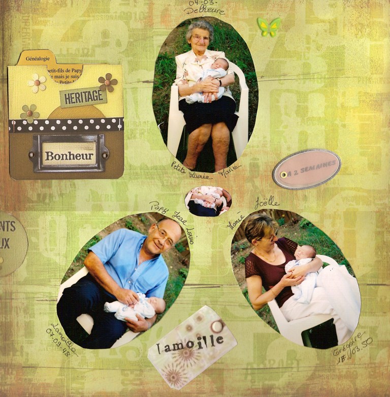 Famille (2ème page d'une double page)