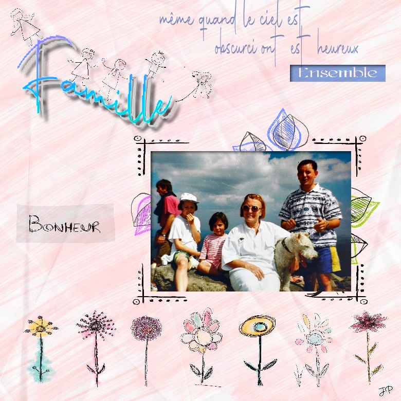 Famille façon naive