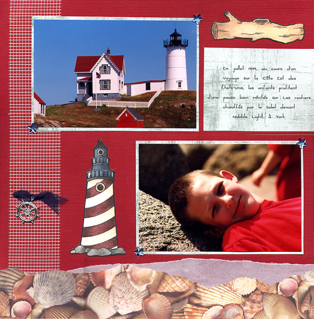 Farniente au bord de l'océan (page de droite)