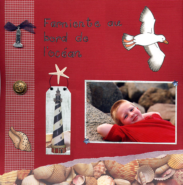 Farniente au bord de l'océan (page de gauche)