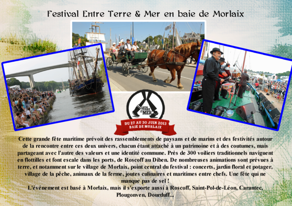 Festival Entre Terre &amp; Mer en baie de Morlaix