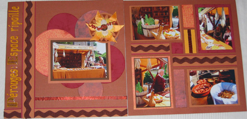Fête médiévale double-page