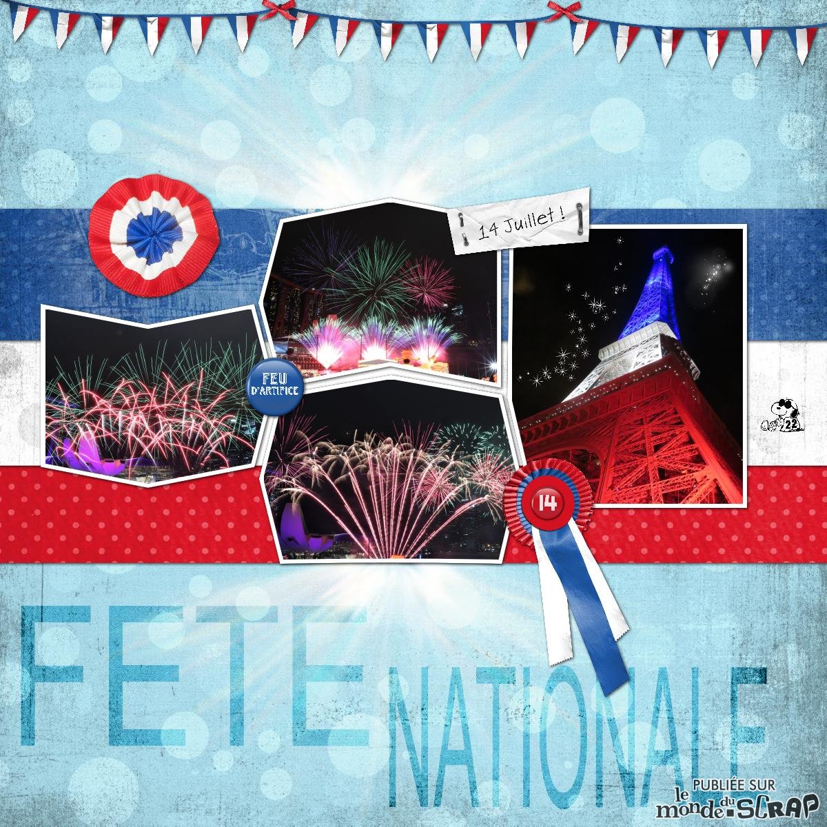 Fête nationale et feu d'artifice