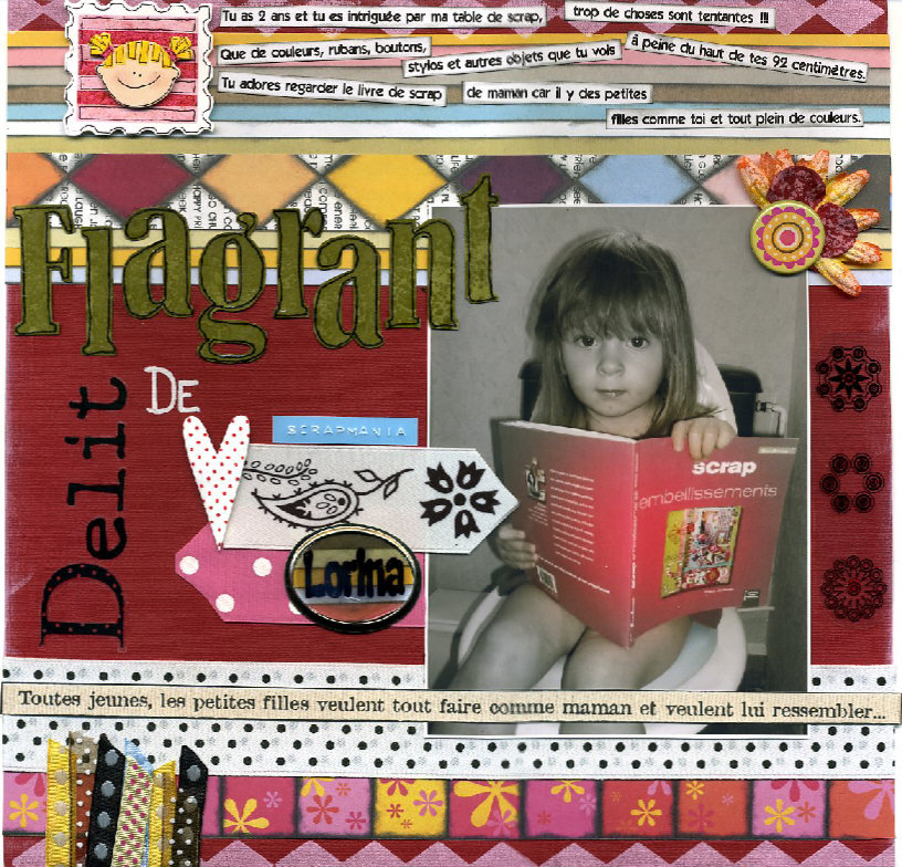 Flagrant délit de scrapmania.....