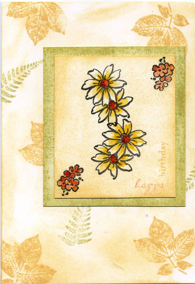 Fleurs à la distress