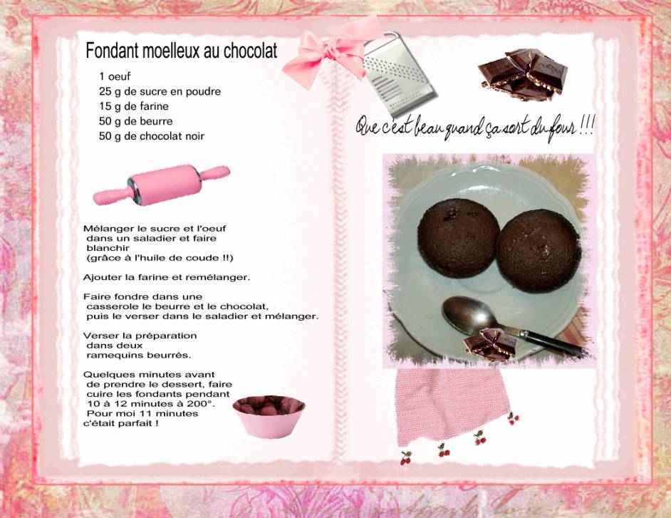 Fondant au chocolat