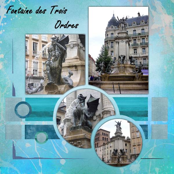 Fontaine des Trois Ordres grenoble