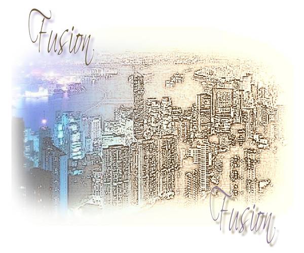 Fusion couleur sépia