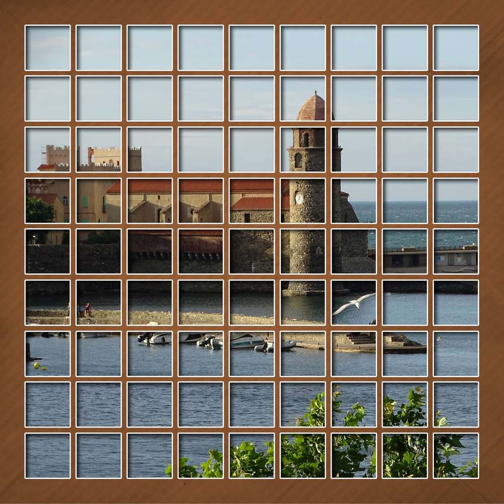 Gilberte - mosaiques avec bordure