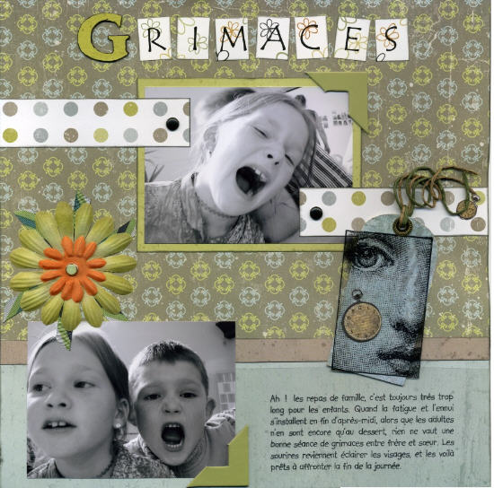 grimaces