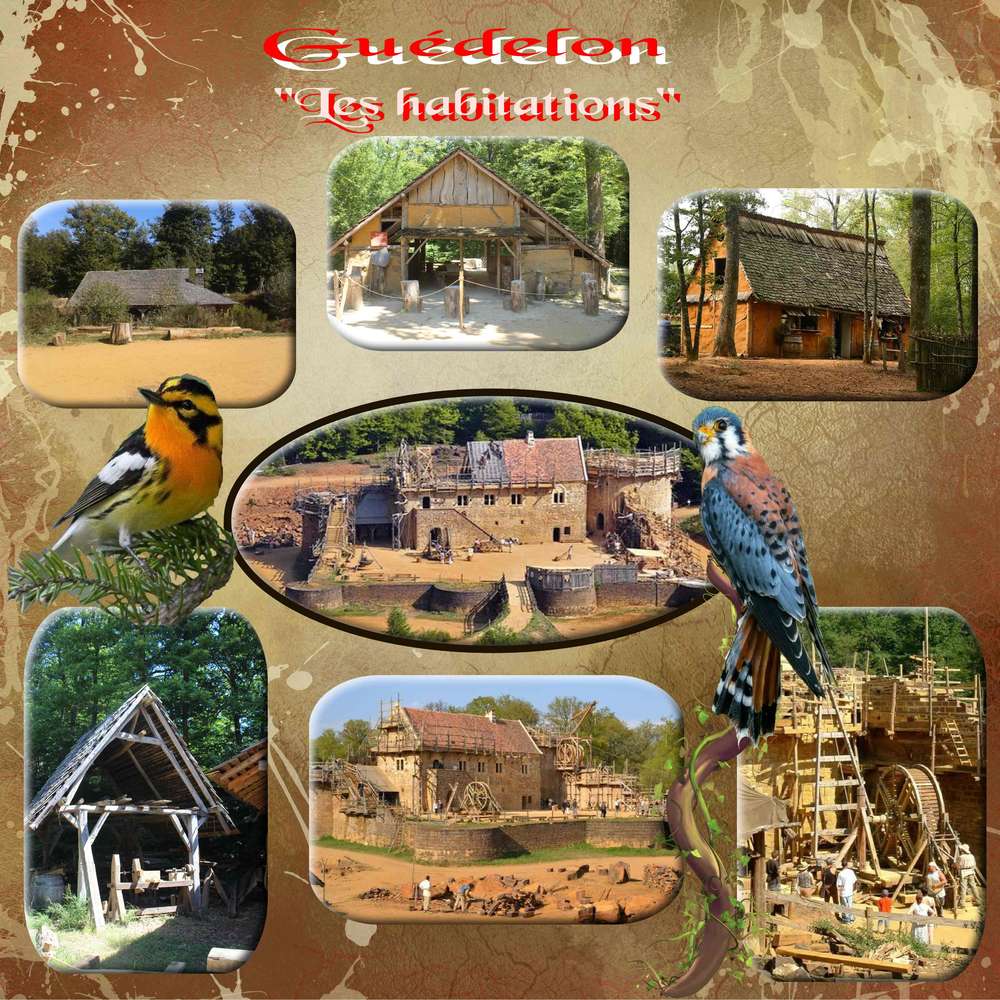 guedelon les habitation