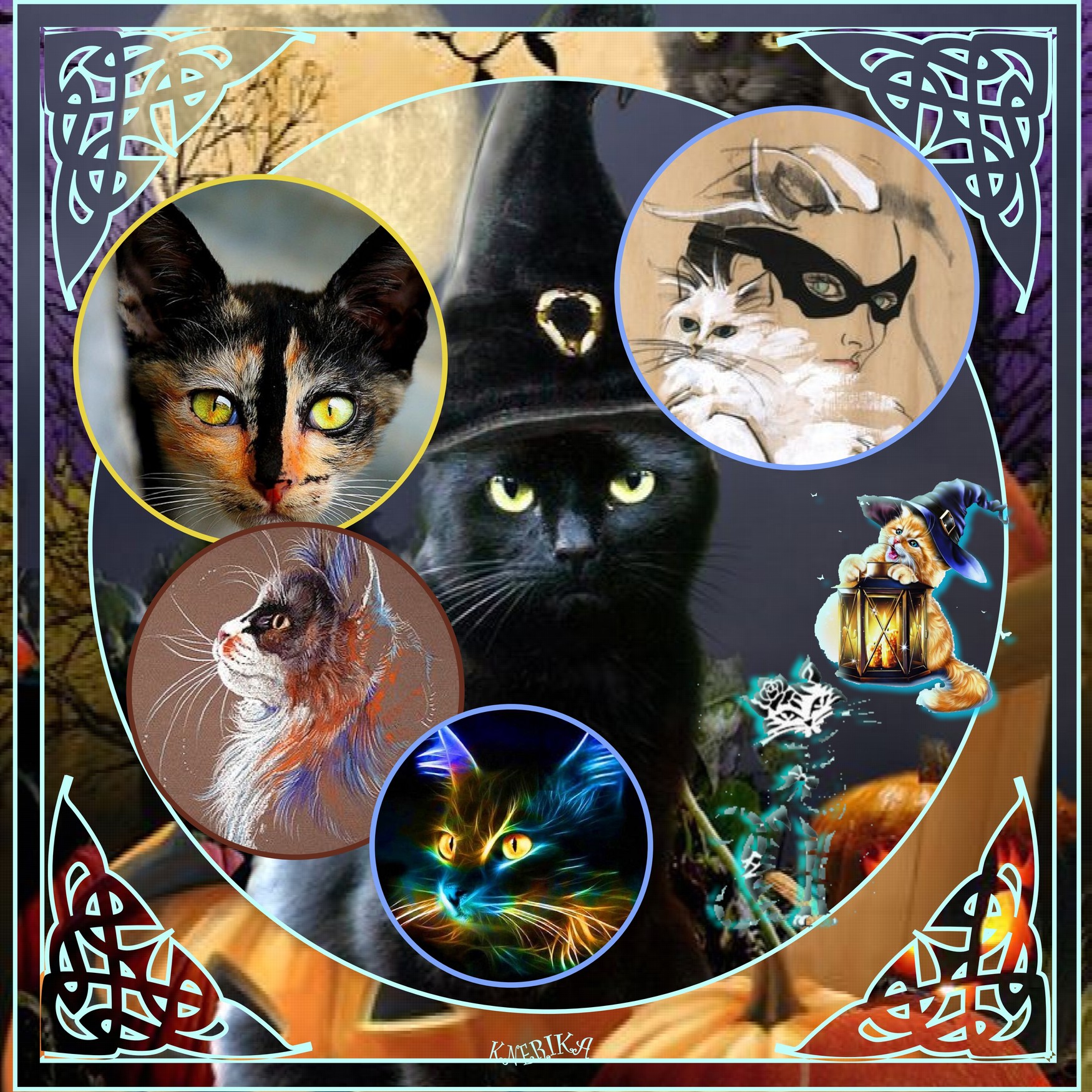 Halloween chez les chats  Anne Marie.jpg