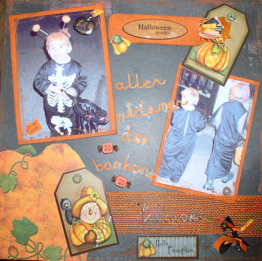 Halloween, réclamer des bonbons