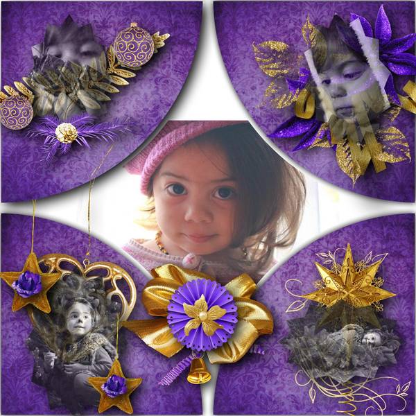 have a gold and purple merry xmas valkyrie