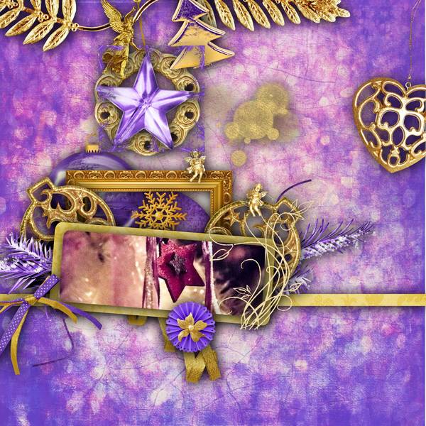 have a gold and purple merry xmas valkyrie