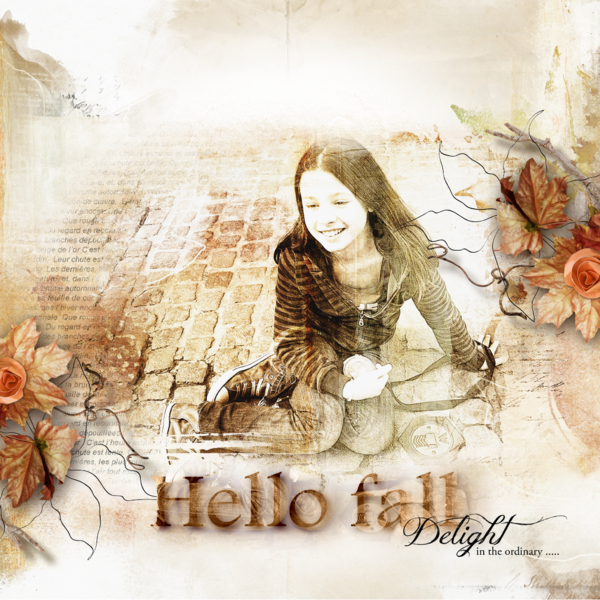 Hello Fall avec l'effet Jeux d'ombres de Skinospot