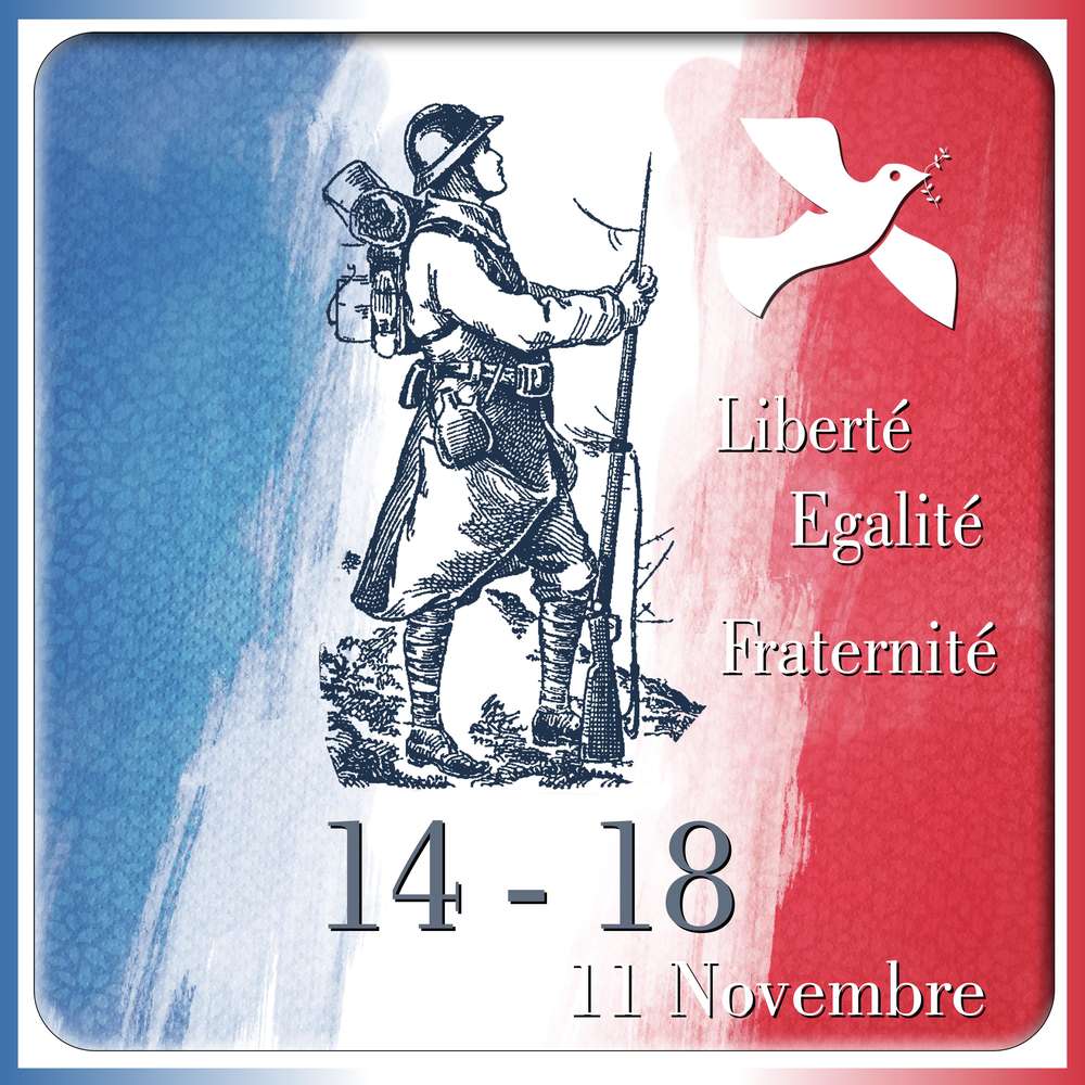 HOMMAGE - 11 NOVEMBRE 1918 UN ARMISTICE MET FIN A LA GRANDE GUERRE