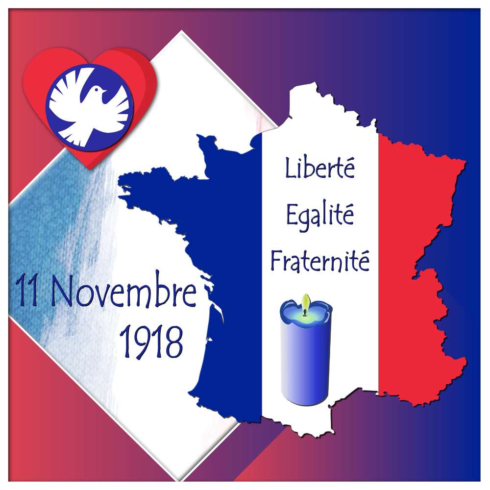 HOMMAGE - 11 NOVEMBRE 1918 UN ARMISTICE MET FIN A LA GRANDE GUERRE