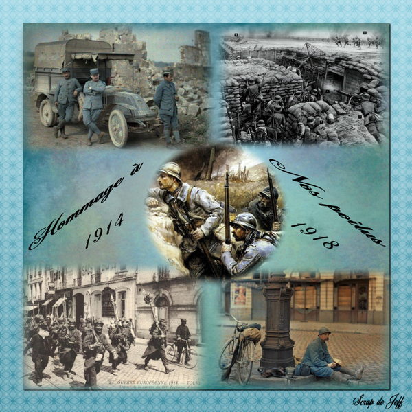 Hommage à nos poilus.