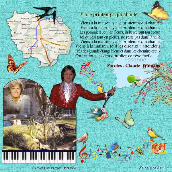 Hommage au printemps - challenge -