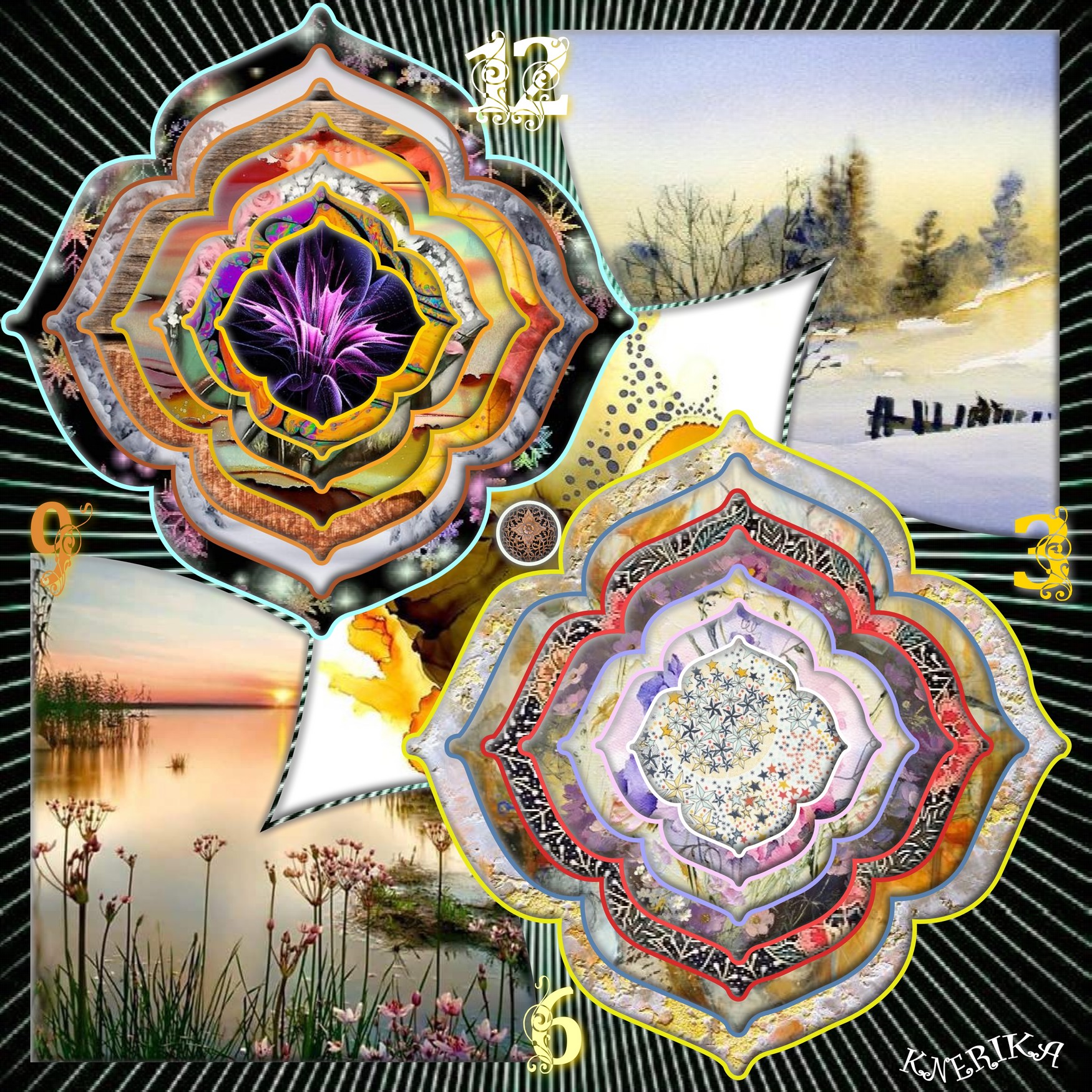 horloge du temps originale- Anne Marie