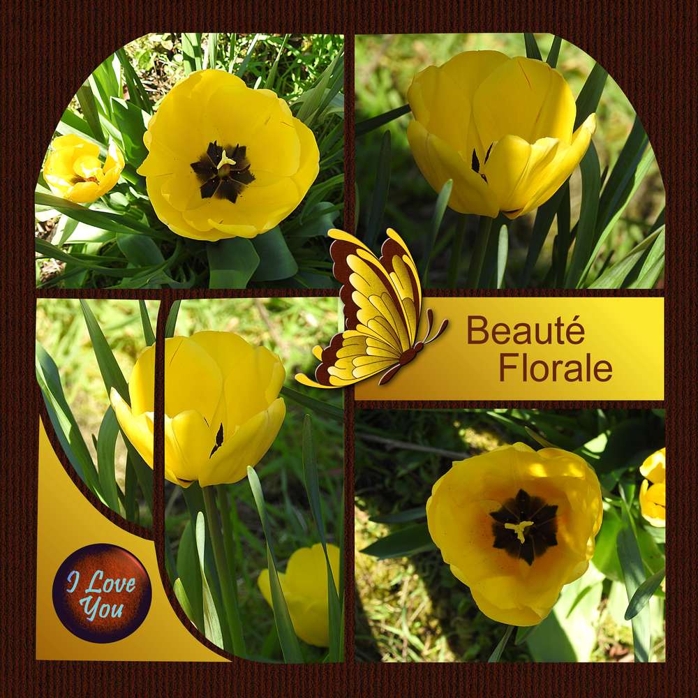 I LOVE YOU BEAUTE FLORALE