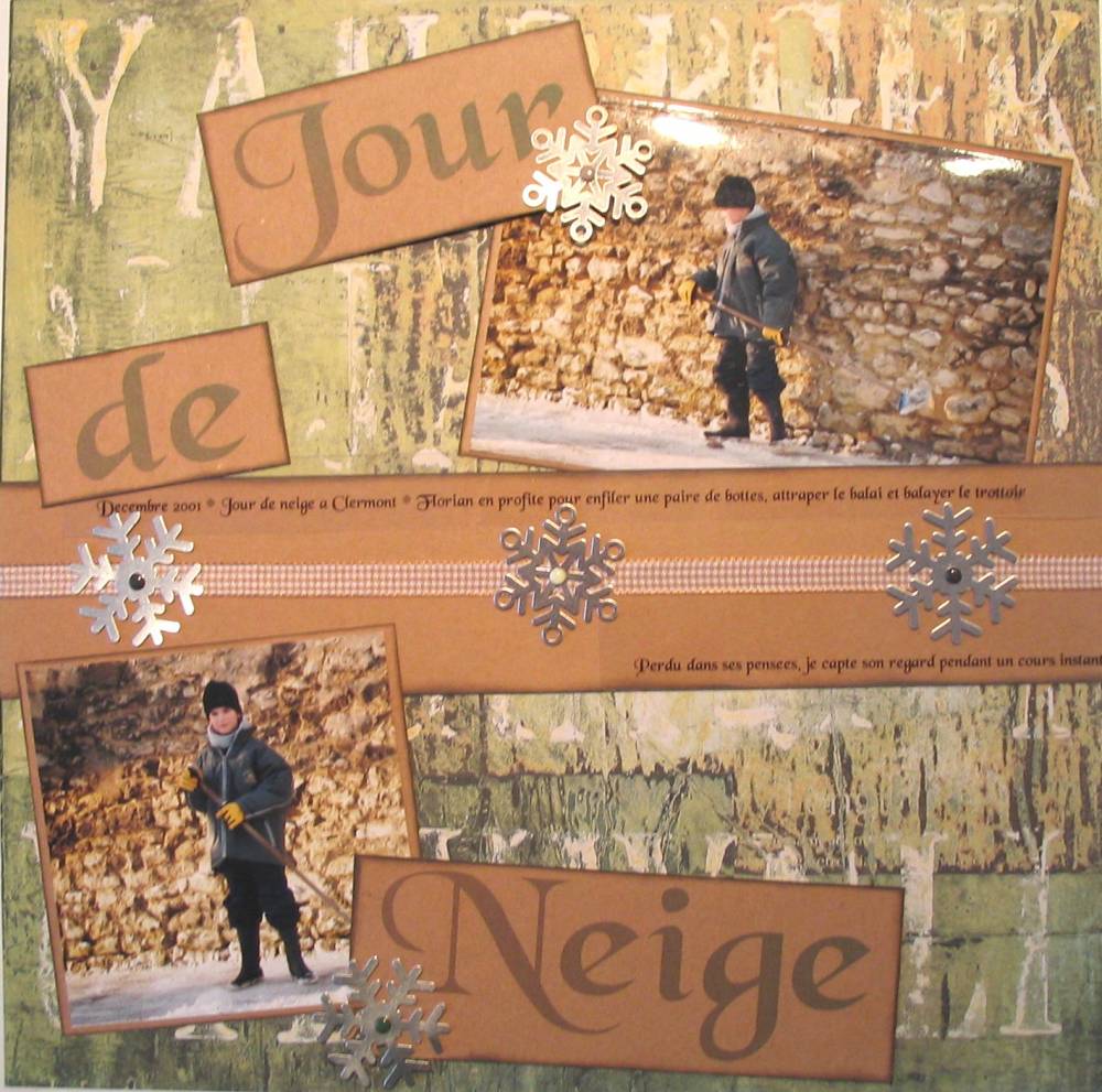 Il neige à Clermont