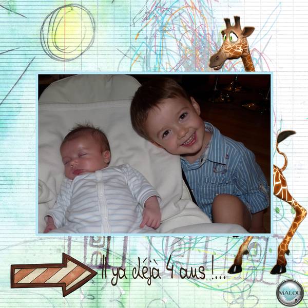 Il ya déjà 4 ans passés qu'arrivait Sacha...