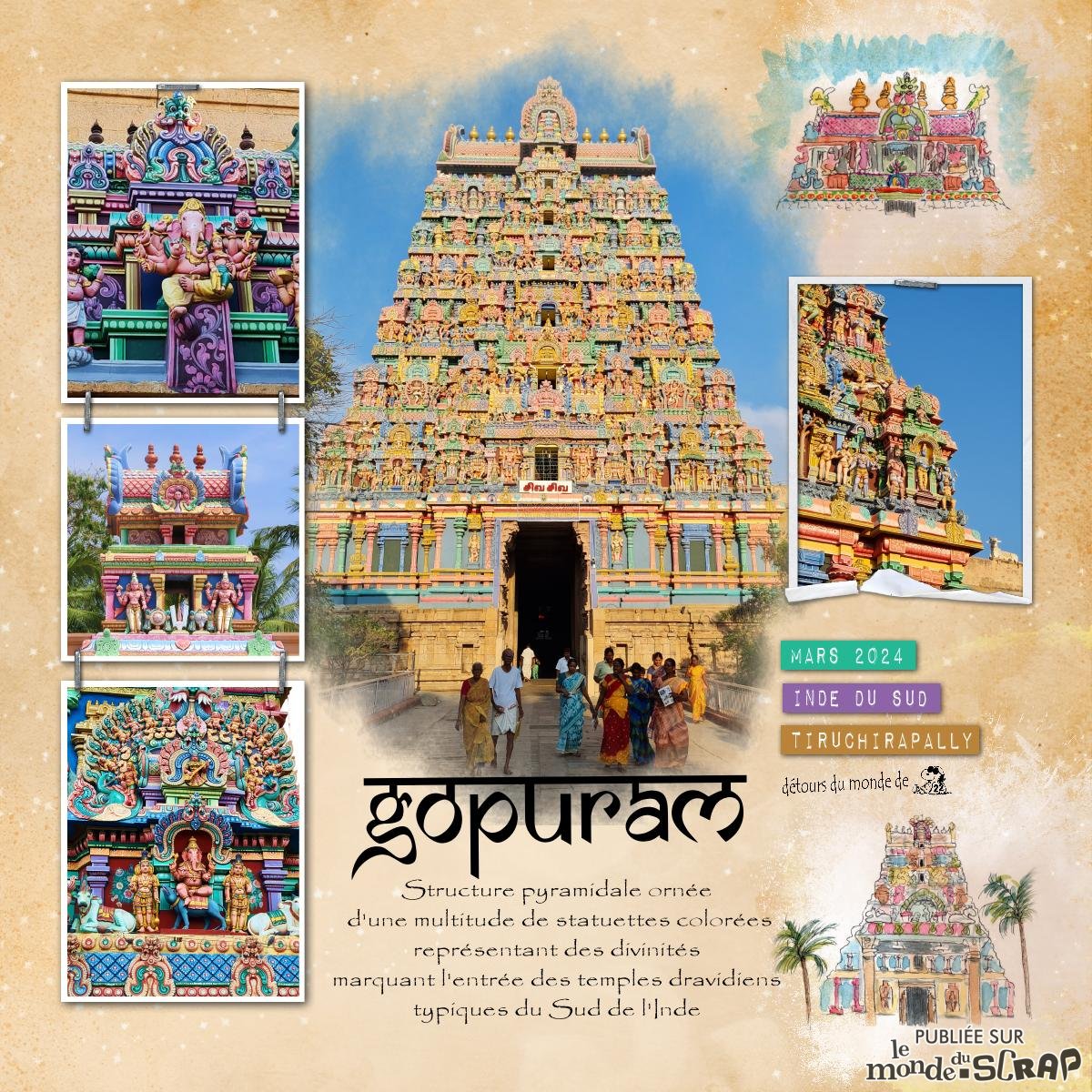 Inde du Sud - Gopuram