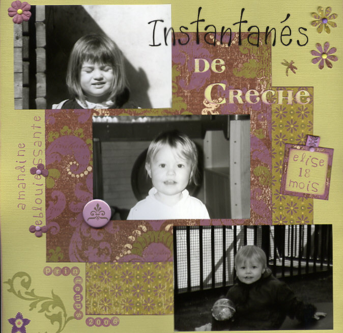 Instantanés de crèche