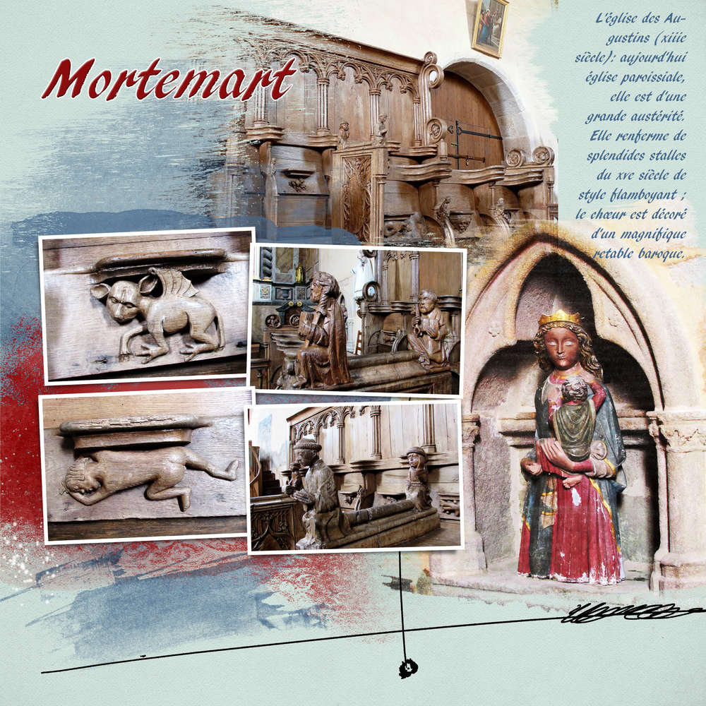 intérieur église de Mortemart Haute-Vienne