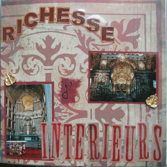 intérieurs richement décorés