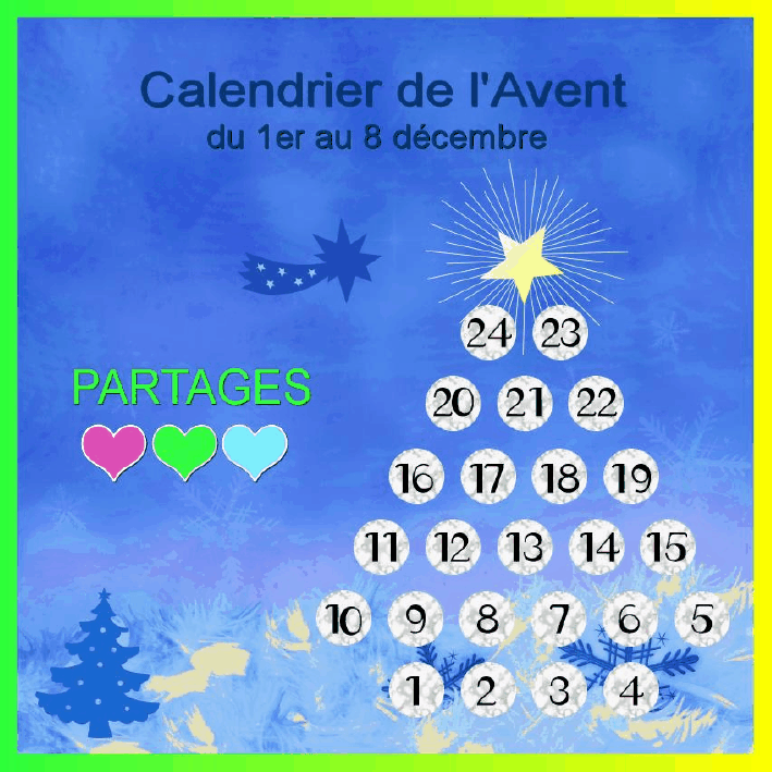 J-N55 - CALENDRIER DE L'AVENT - du 1er au 8 décembre.gif