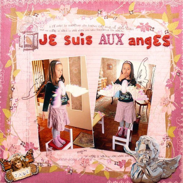 je suis aux anges ...