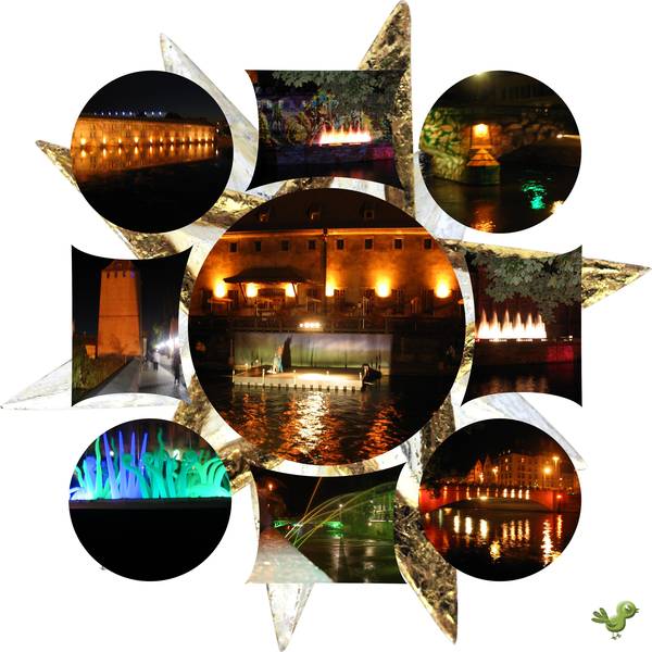 jeux d'eau et de lumière