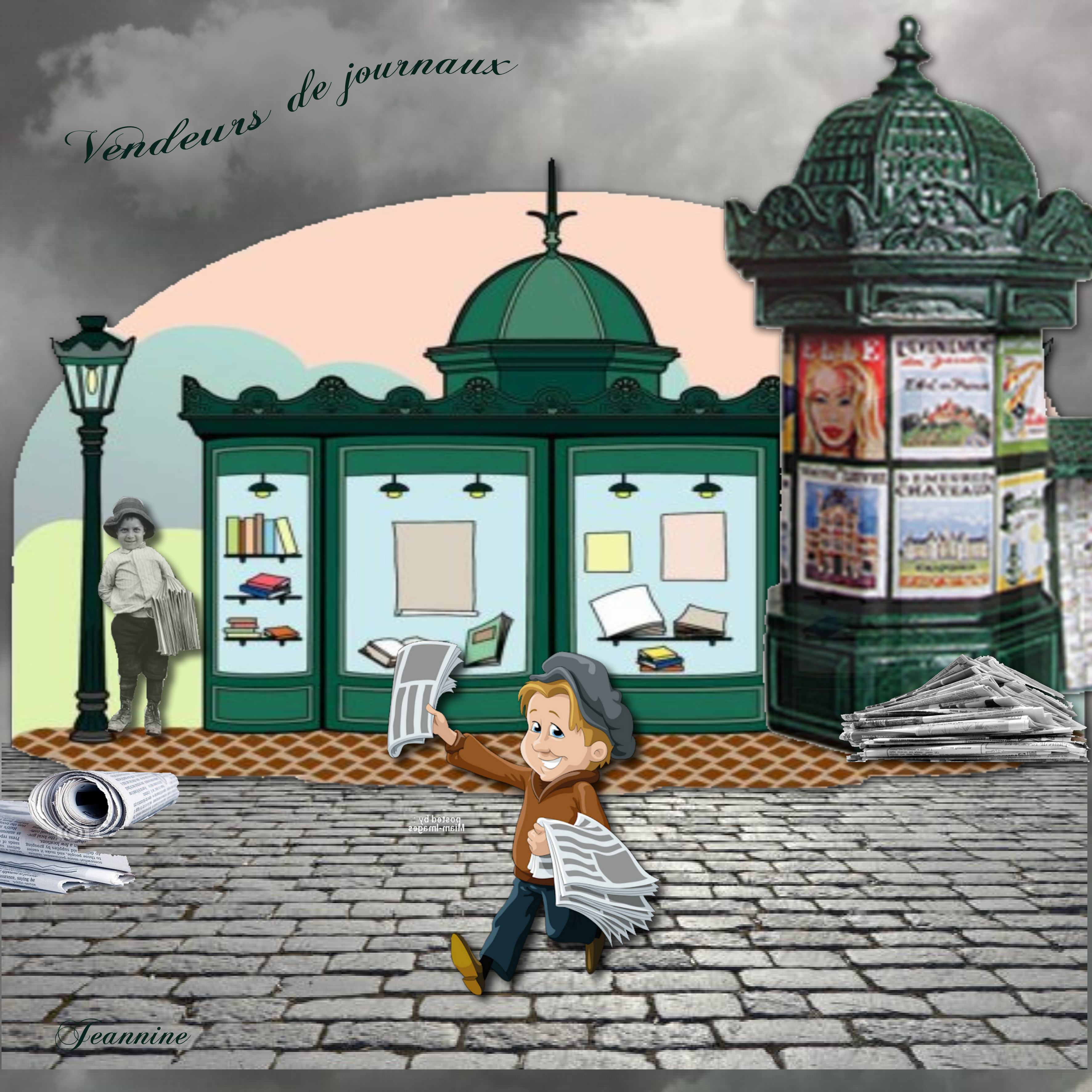 Journal   Scraptober N°5  Jeannine.