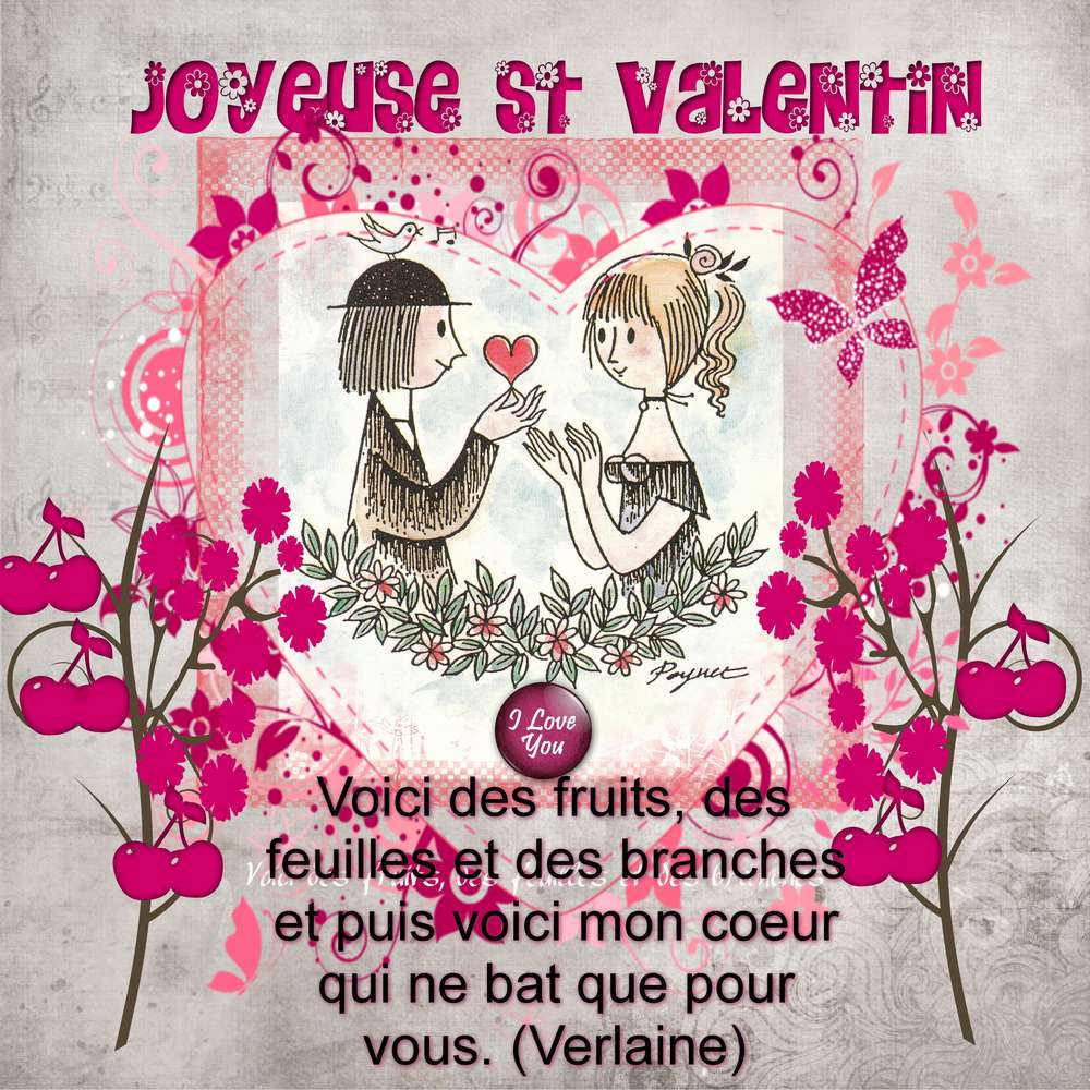 Joyeuse St Valentin pour ceux qui la fête.