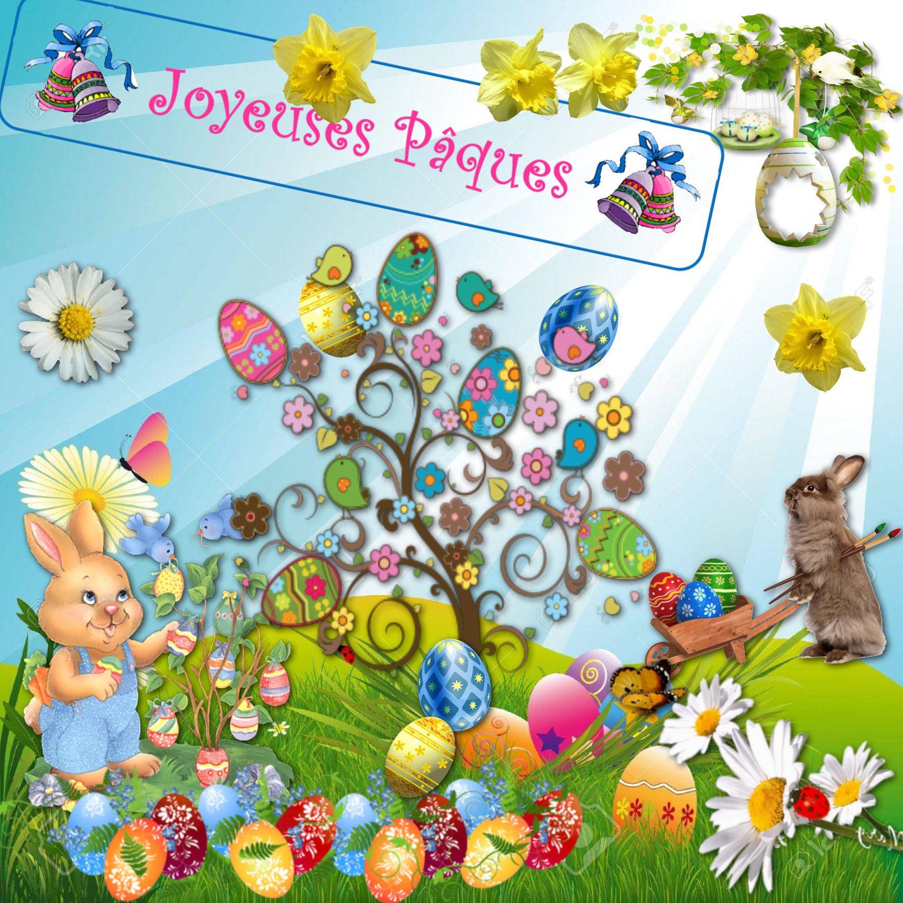 Joyeuses fêtes de Pâques à toutes