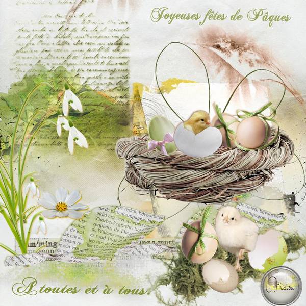 Joyeuses fêtes de Pâques ...