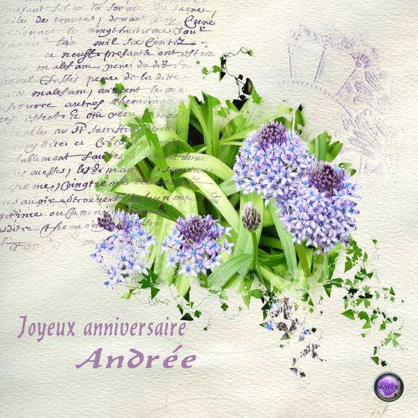 Joyeux Anniversaire Andree Dd Forum Le Monde Du Scrap