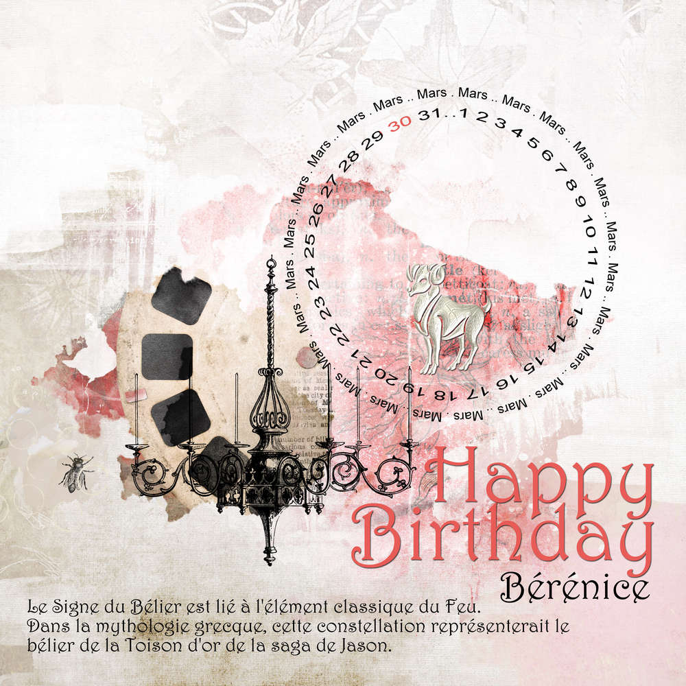 Joyeux anniversaire Bérénice !