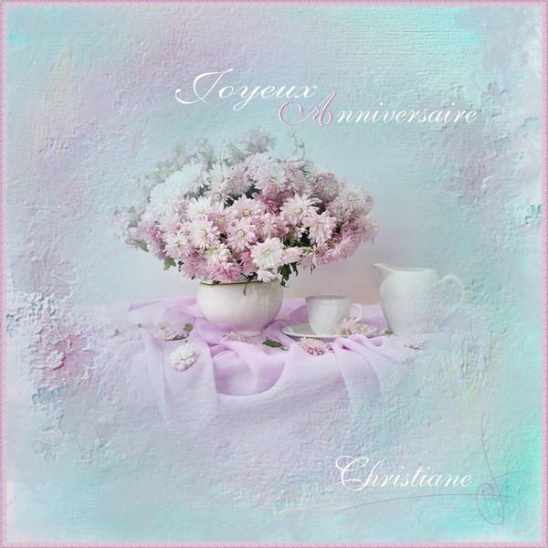 Joyeux Anniversaire Christiane